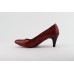 JANTA piros-fekete magassarkú cipő